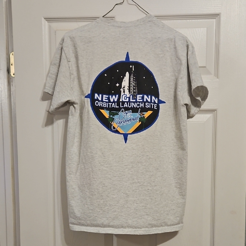 Gildan Light Gray New Glenn Launch Tee
